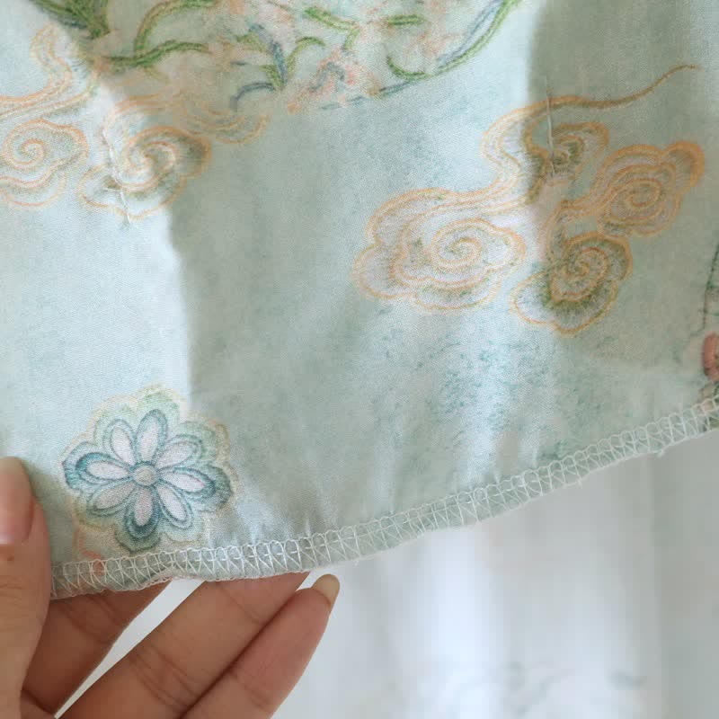 Oriental Traditional Floral Women's Pajamas