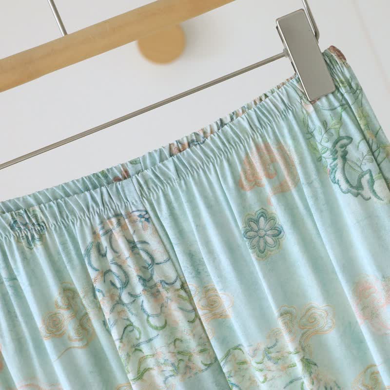 Oriental Traditional Floral Women's Pajamas