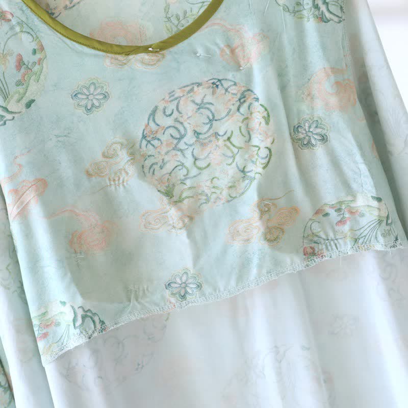 Oriental Traditional Floral Women's Pajamas