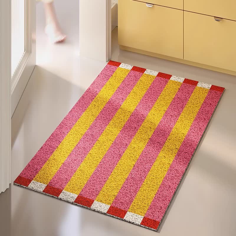 Modern Striped Decorative Entryway Rug