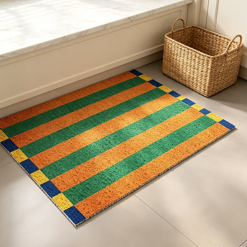 Modern Striped Decorative Entryway Rug
