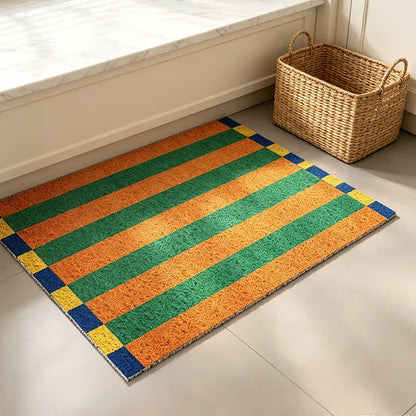 Modern Striped Decorative Entryway Rug