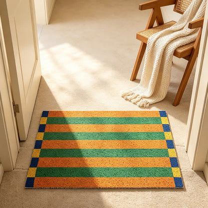 Modern Striped Decorative Entryway Rug