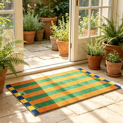 Modern Striped Decorative Entryway Rug