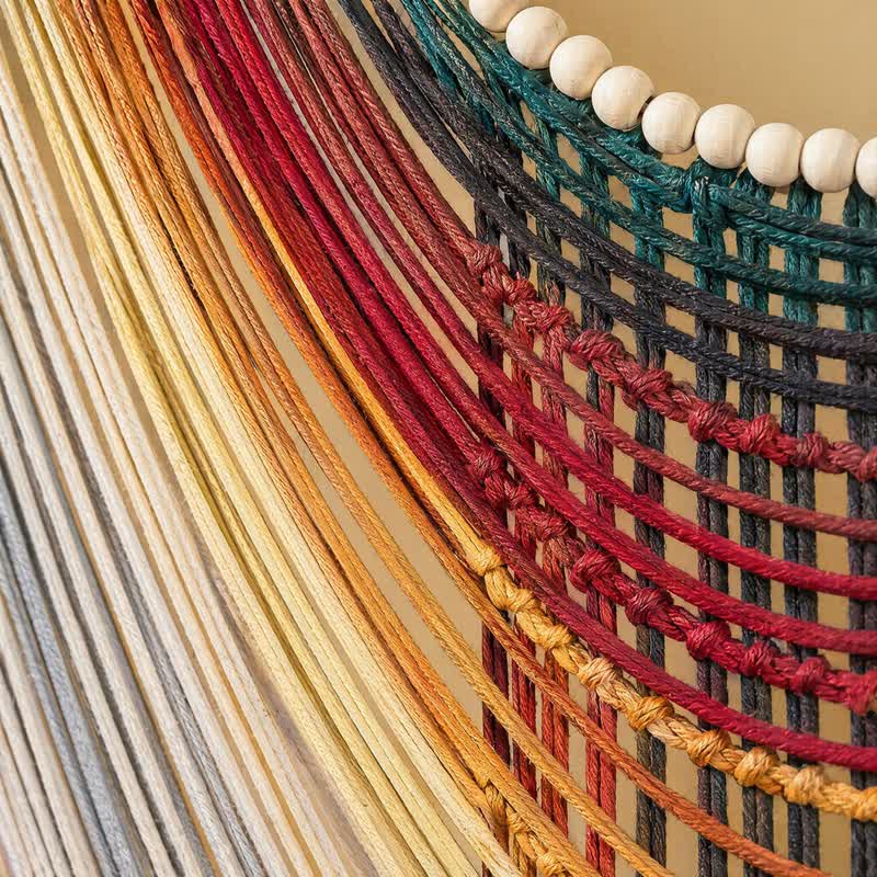 Bohemian Cotton Beaded Wall Hanging Decor
