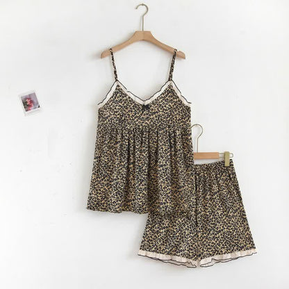 Printed Modal Cami Shorts Pajama Set