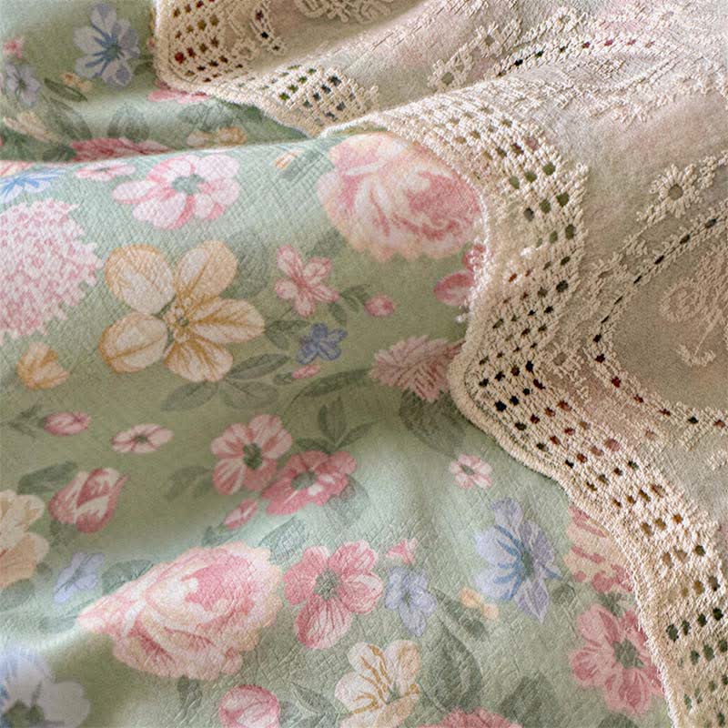 Lace Dream Floral Cotton Bedding Set