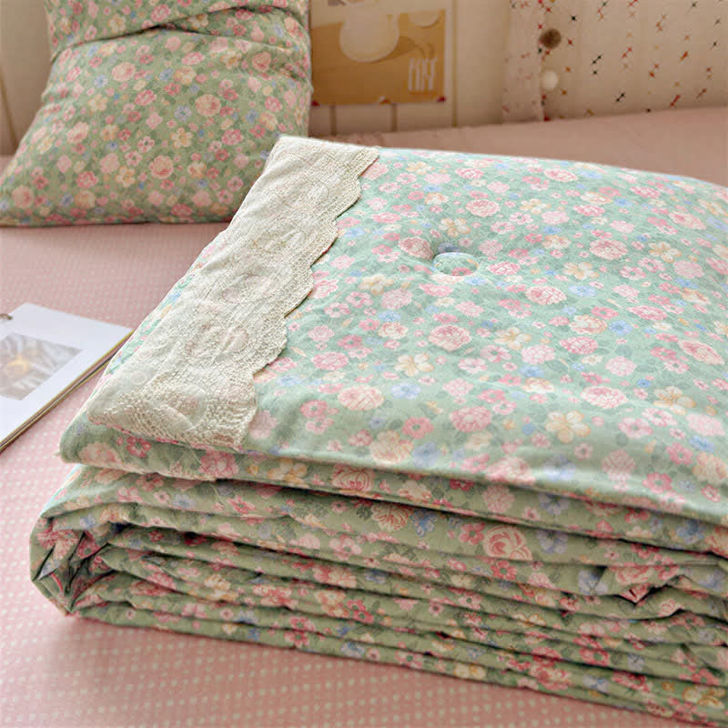 Lace Dream Floral Cotton Bedding Set