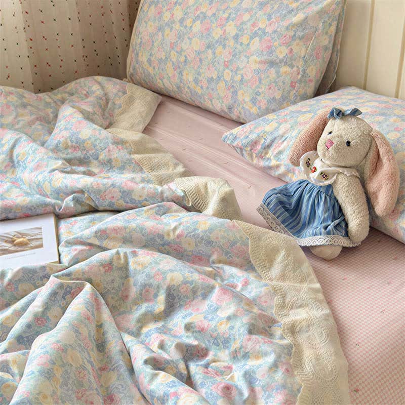 Lace Romance Cotton Bedding Set