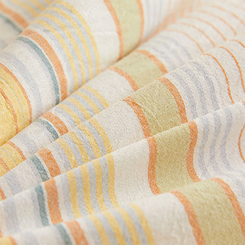 Soft Plaid Pure Summer Bedding Set