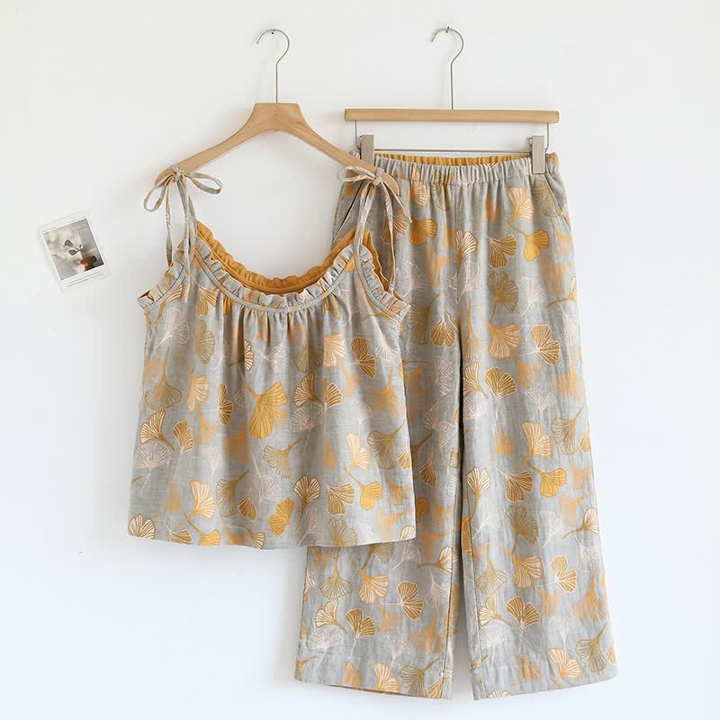 Ginkgo Cami Top & Pants Pajama Set