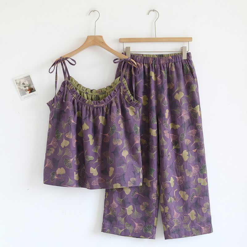 Ginkgo Cami Top & Pants Pajama Set