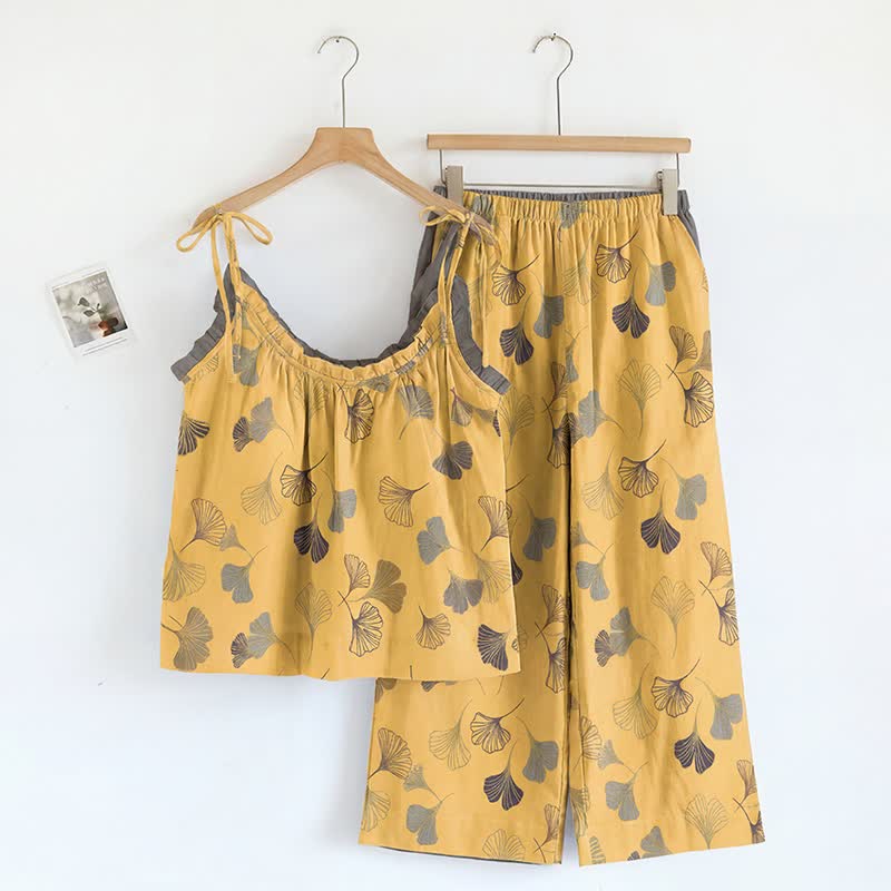 Ginkgo Cami Top & Pants Pajama Set