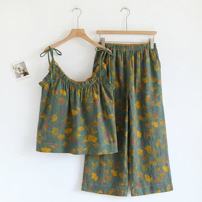 Ginkgo Cami Top & Pants Pajama Set