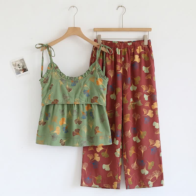 Ginkgo Cami Top & Pants Pajama Set
