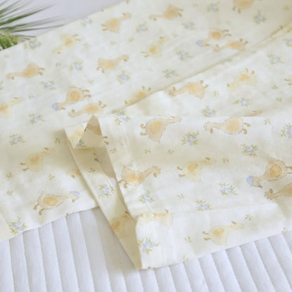 Cotton Duck Print Three Piece Loungewear