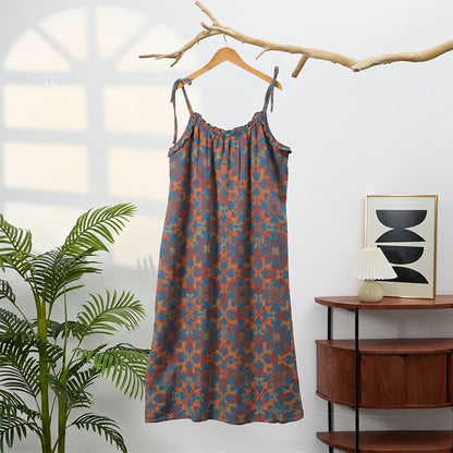 Vintage Boho Cotton Cami Night Dress