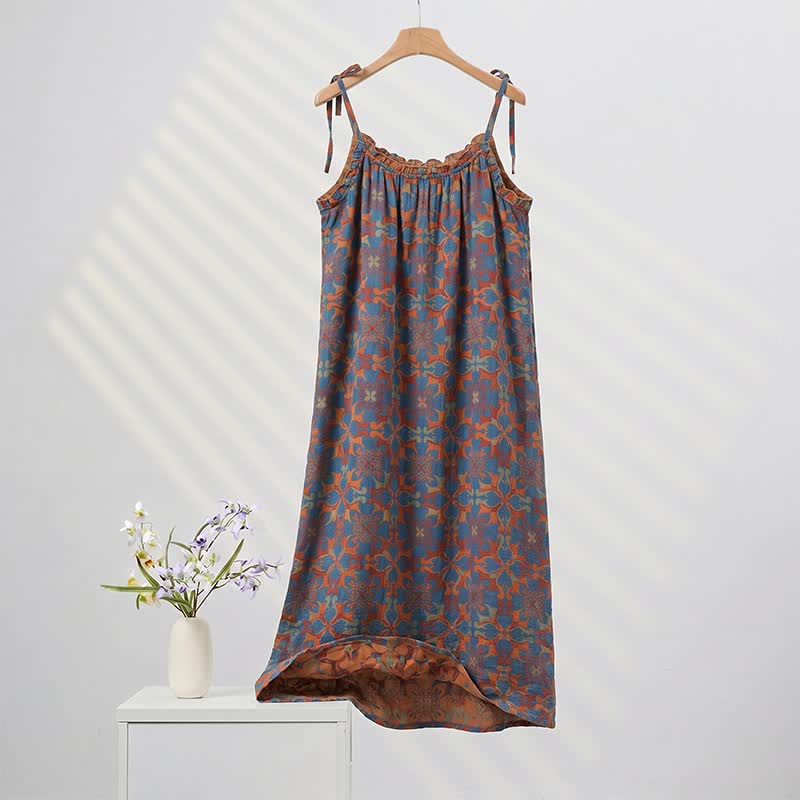Vintage Boho Cotton Cami Night Dress