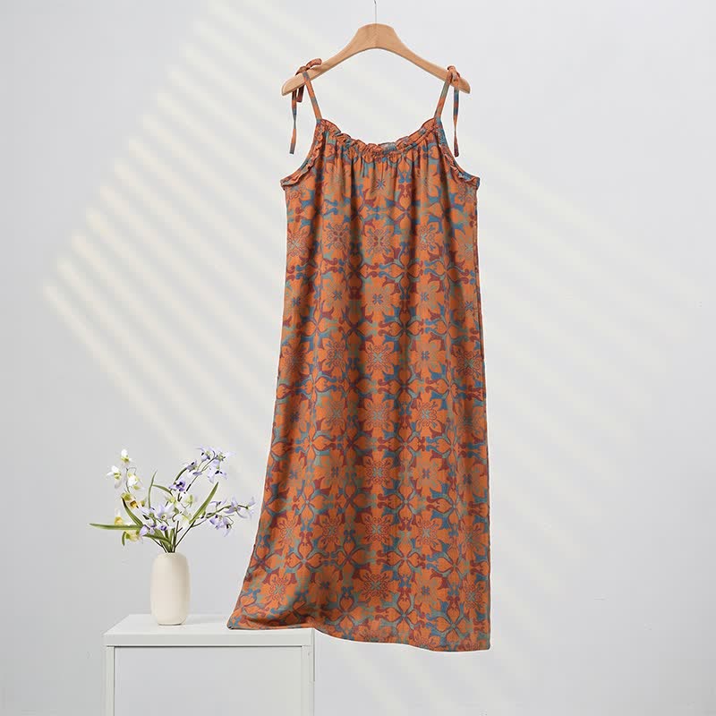 Vintage Boho Cotton Cami Night Dress