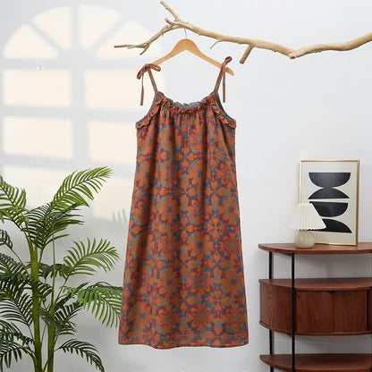 Vintage Boho Cotton Cami Night Dress