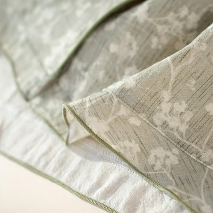 Soft Floral Cotton Button Front Pajamas
