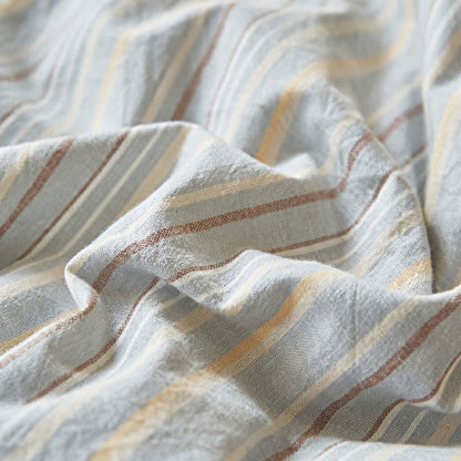 Airy Blue Stripe Double Gauze Bedding Set