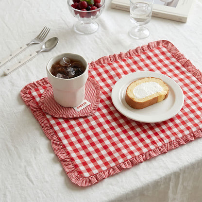 Soft Minimalist Striped Cotton Placemat