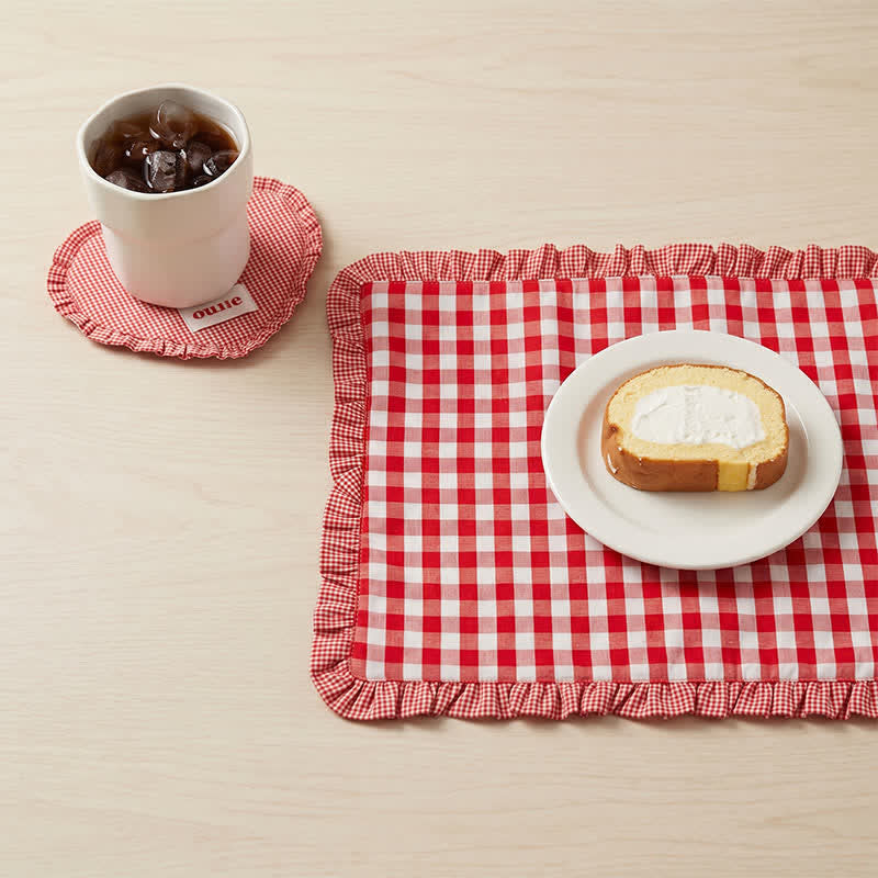 Soft Minimalist Striped Cotton Placemat