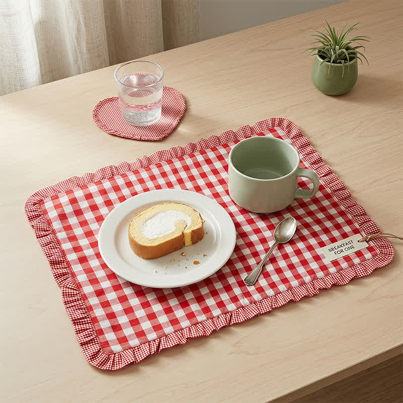 Soft Minimalist Striped Cotton Placemat