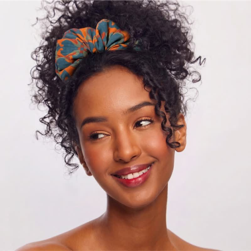 Ginkgo Leaf Scrunchies 3pc Set