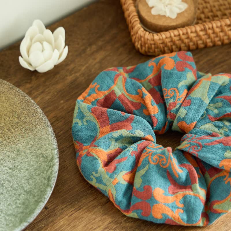Ginkgo Leaf Scrunchies 3pc Set