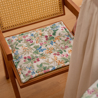 Vintage Fruit & Floral Chair Cushion