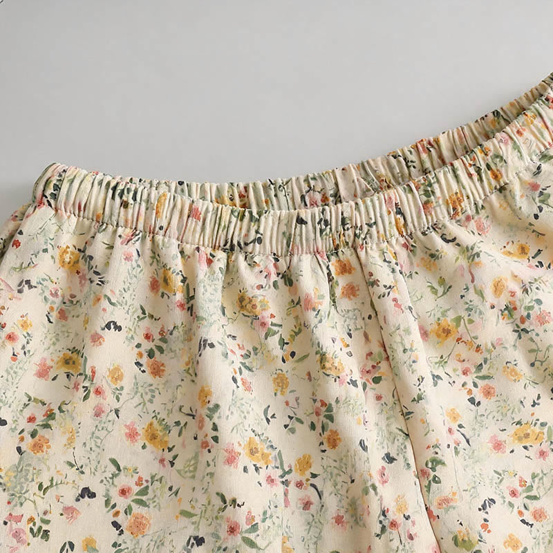 Romantic Floral Cami and Ankle Pants Lounge Set