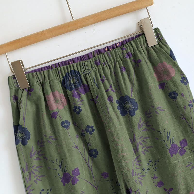 Vintage Floral Cami & Pants Pajama Set