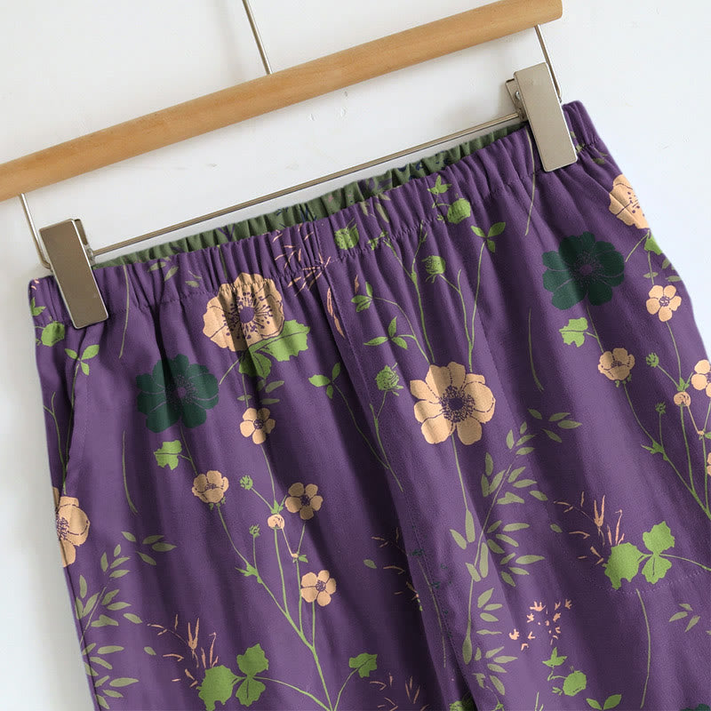 Vintage Floral Cami & Pants Pajama Set