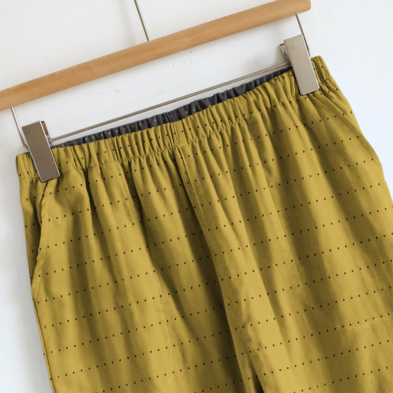 Textured Solid Color Cami & Pants Lounge Set
