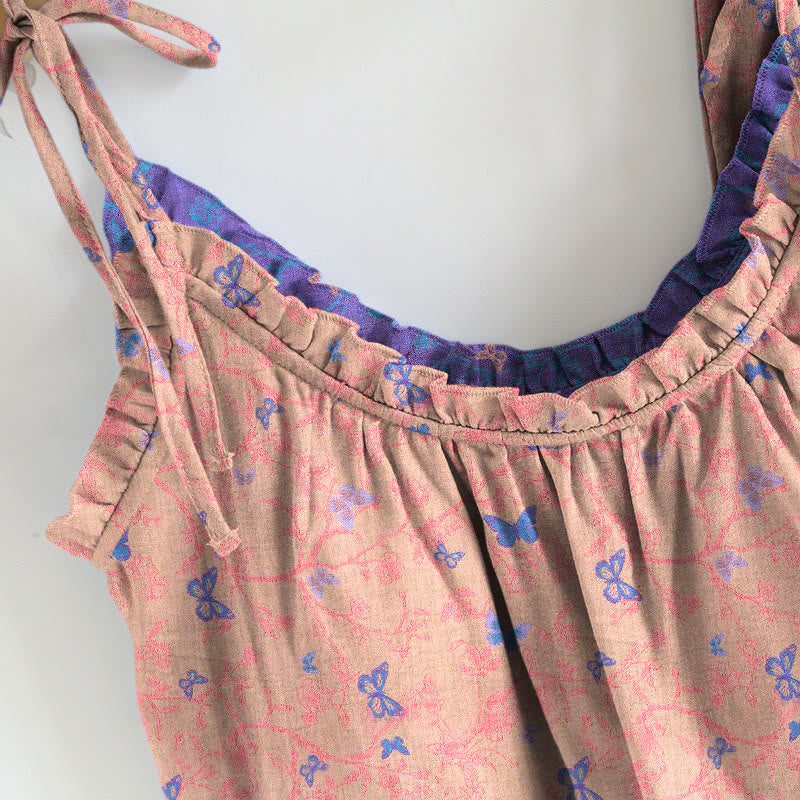 Butterfly Print Cami & Lounge Pants Set
