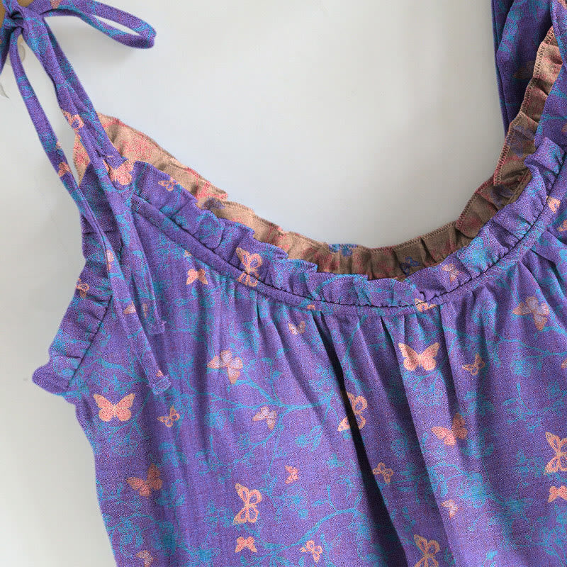 Butterfly Print Cami & Lounge Pants Set