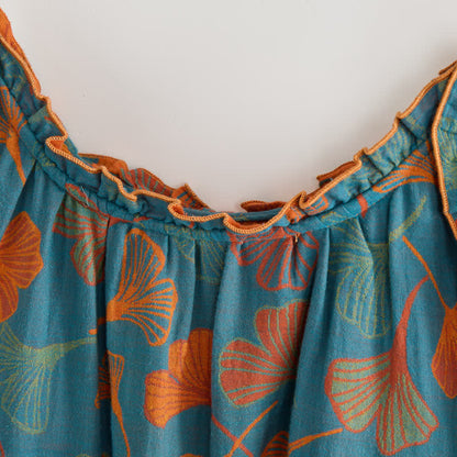 Ginkgo Leaf Cami Top & Pants Pajama Set