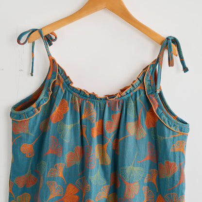 Ginkgo Leaf Cami Top & Pants Pajama Set