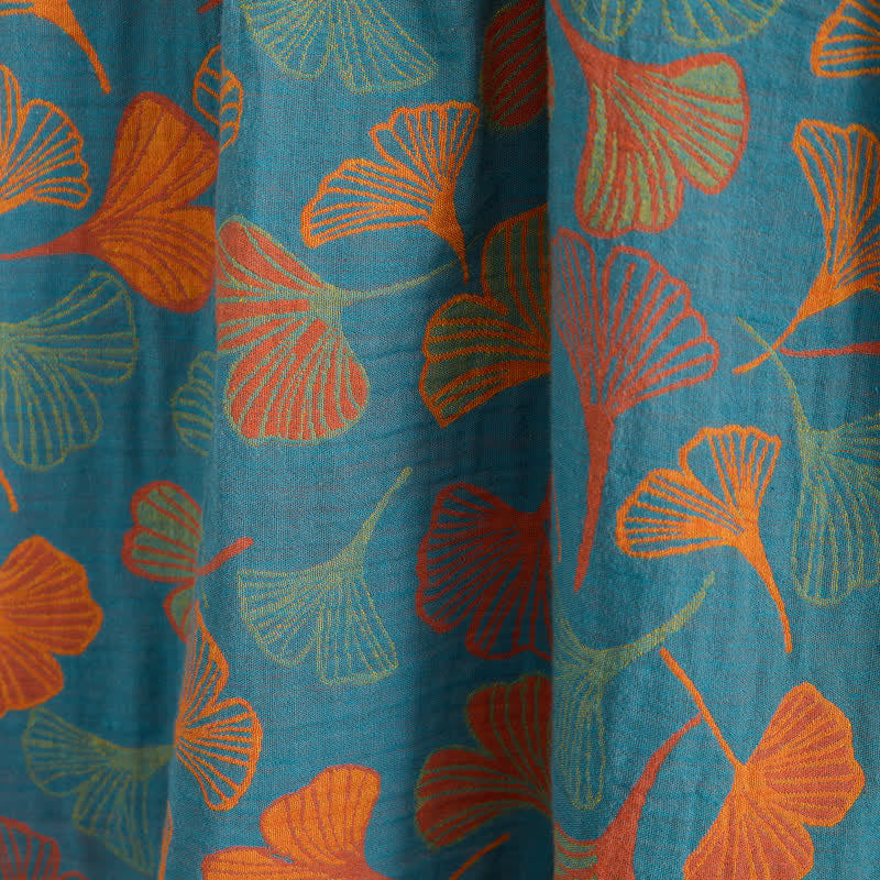 Ginkgo Leaf Cami Top & Pants Pajama Set