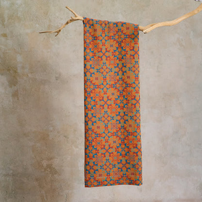Floral Medallion Cotton Jacquard Fabric