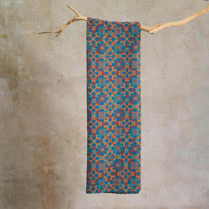 Floral Medallion Cotton Jacquard Fabric
