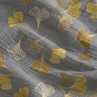 Ginkgo Leaf Tie Strap Lounge NightDress