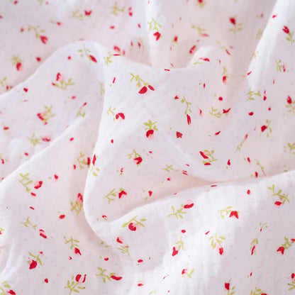 Cotton Floral Ruffle Strap Lounge Dress