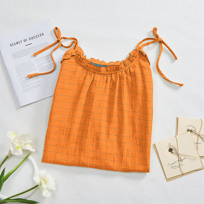 Sunwashed Solid Color Tie Strap Lounge Dress