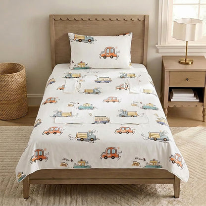 Bus Cotton Gauze Summer Baby Quilt