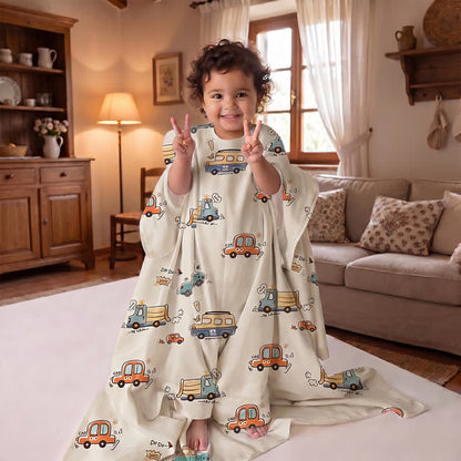 Bus Cotton Gauze Summer Baby Quilt