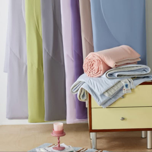 Nordic Cooling Lightweight Summer Comforter Air Conditioner Quilt bedding Bedroom Bedside Styling Breathable Calming Aesthetic Cooling Cotton Blend Cozy Wrap Easy Fold Storage Everyday Use Guest Room Bedding Home Textile Layering Essential Lightweight Lightweight Summer Comforter Matte Finish Microfiber Fill Minimalist Modern Casual newin260714 Pastel Blue Piped Edge Plain Design Quilt Quilted Construction Scandinavian Style Soft Touch Solid Color Spring Quilt Summer Comforter Summer Quilt Thin Quilt