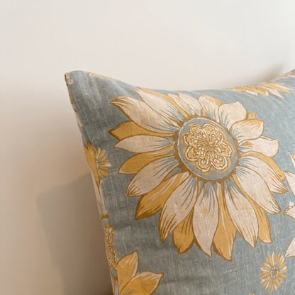 Sunflower Garden Cotton Gauze Bedspread bedding Bedding Set Bedroom Bedspread Set Botanical Pattern Breathable Cottagecore Style Cotton Linen Look Everyday Use Farmhouse Decor Floral Print Goldenrod Bedding Guest Room Styling Home Decor Lightweight Look Matte Finish Natural Fiber Look Nature Inspired newin260717 Rectangular Pillowcases Scandinavian Inspired Spring Bedding Summer Bedroom Decor Sunflower Print Textured Fabric Look Warm Yellow Palette
